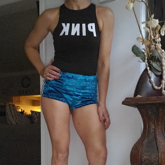 NWOT, VS Pink hi-neck onsie tank top - Picture 7 of 8